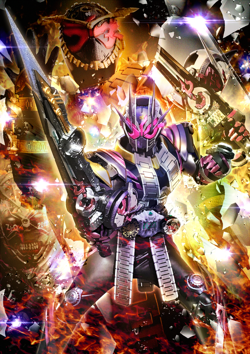 This is a pixiv picture whose title is ZI-O Ⅱ.