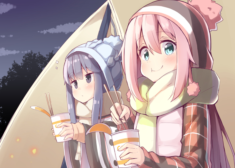 This is a pixiv picture whose title is かれーめん.