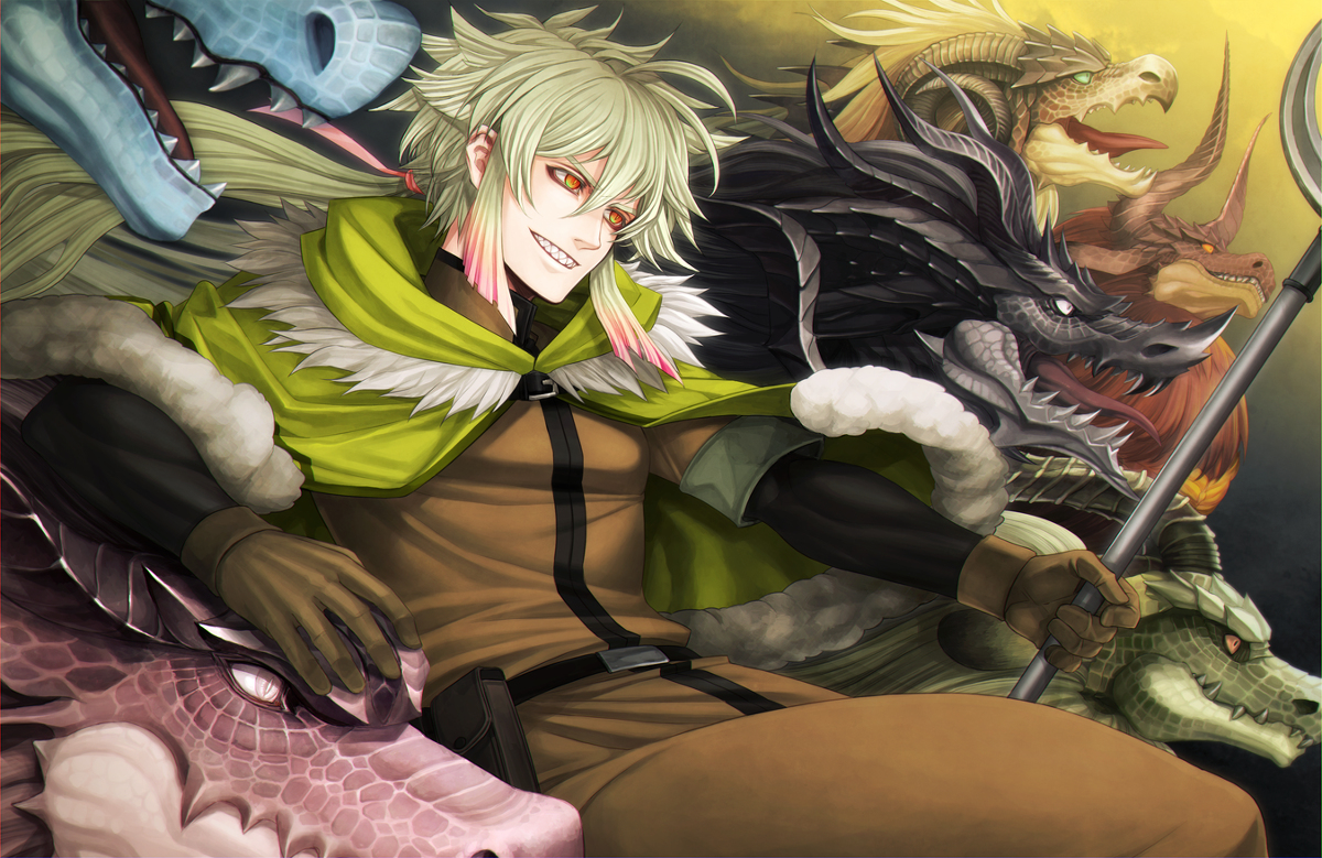 This is a pixiv picture whose title is 【PFLS】暴食の七つ竜シェイマス【エルダーグラン】.
