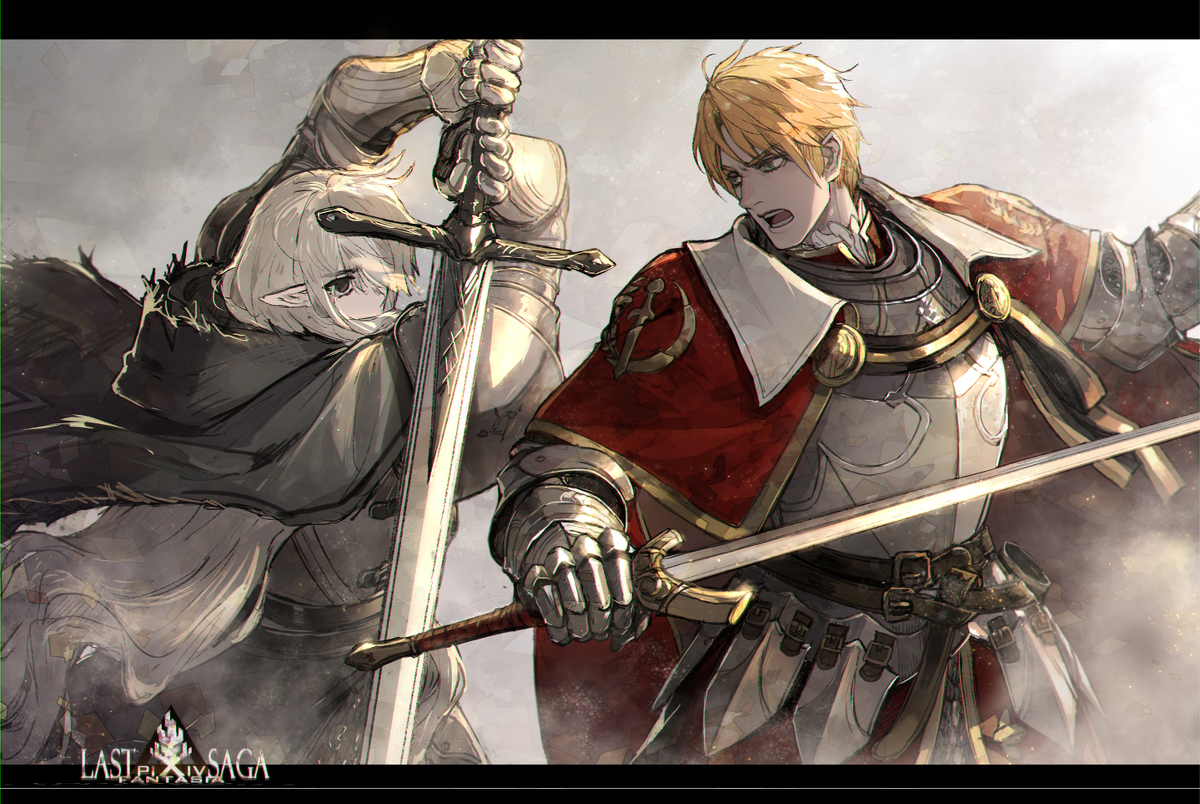 This is a pixiv picture whose title is 戦場の回想１―試練.