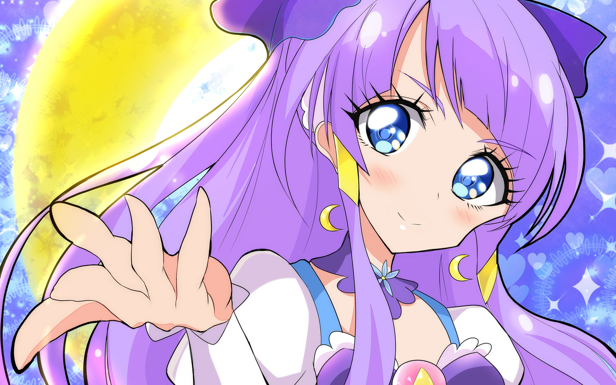 This is a pixiv picture whose title is キュアセレーネでお覚悟！.