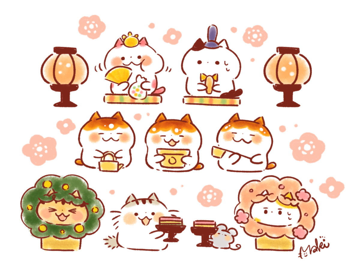 This is a pixiv picture whose title is 今日は楽しいひな祭り🎎.