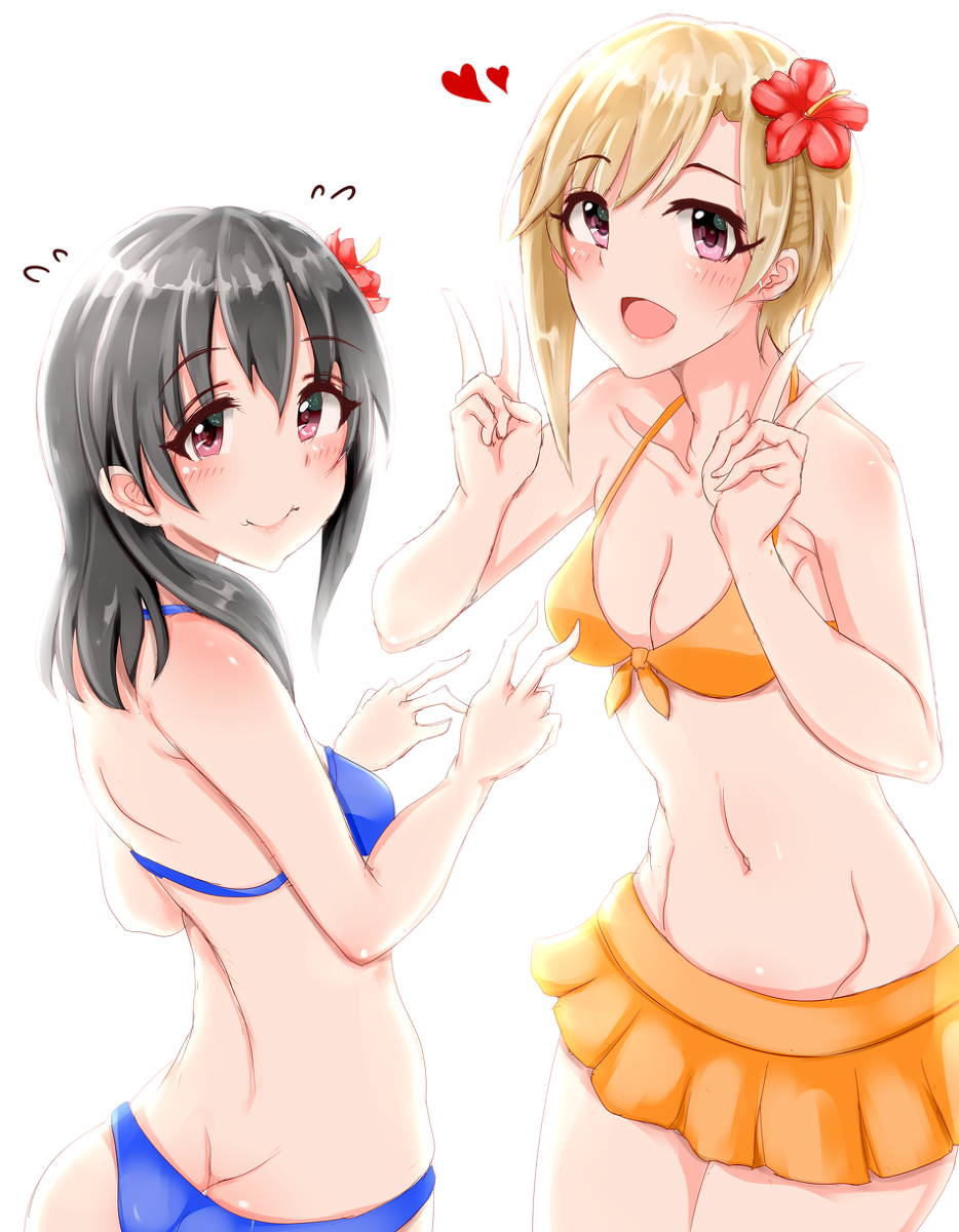 This is a pixiv picture whose title is ゆみちゃんはじめちゃん.