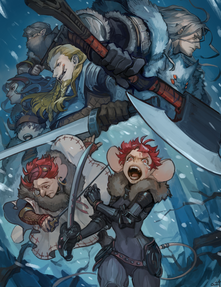 This is a pixiv picture whose title is 【PFLS】初陣/夜明け前.