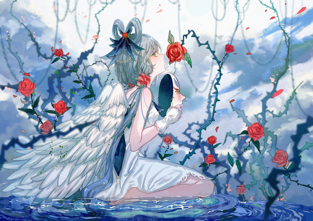 This is a pixiv picture whose title is lost in tianyi.