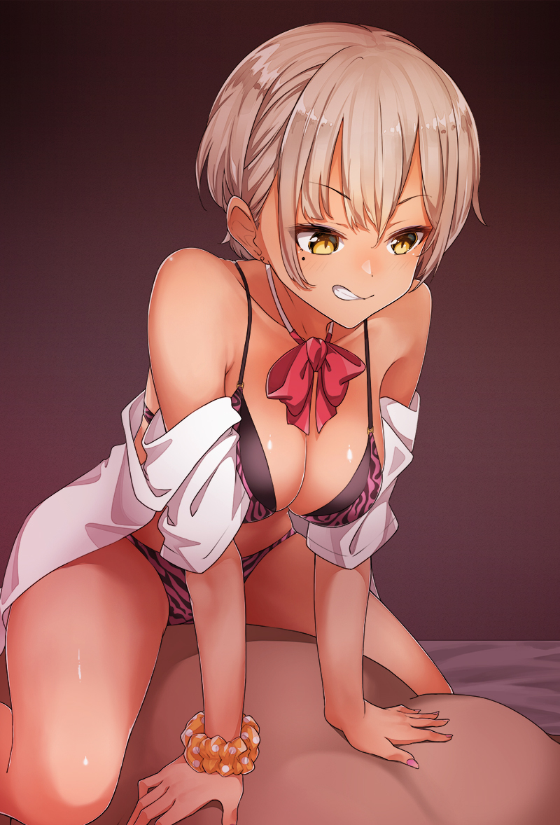 This is a pixiv picture whose title is ギャル！.