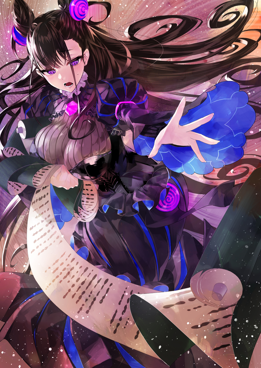 This is a pixiv picture whose title is 紫式部ちゃん.