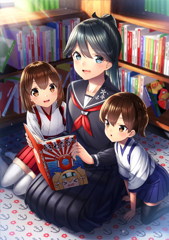 This is a pixiv picture whose title is 読書週間.