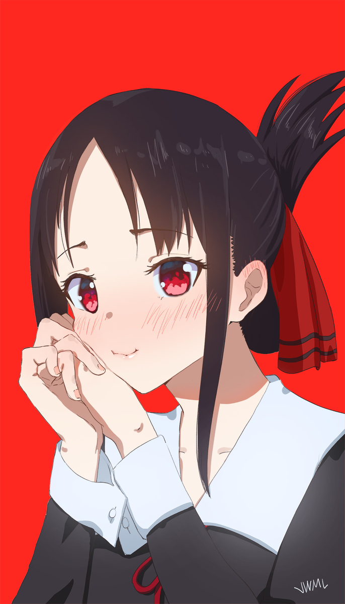 This is a pixiv picture whose title is Kaguya-sama.