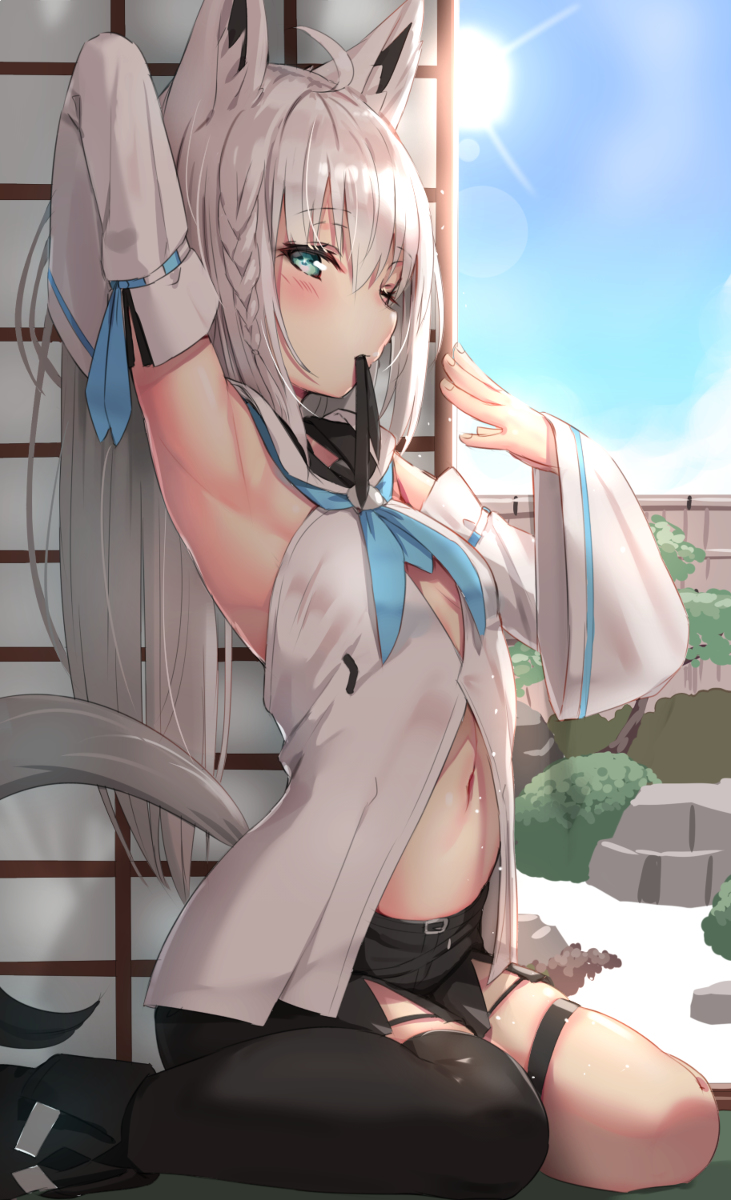 This is a pixiv picture whose title is 白上フブキ.