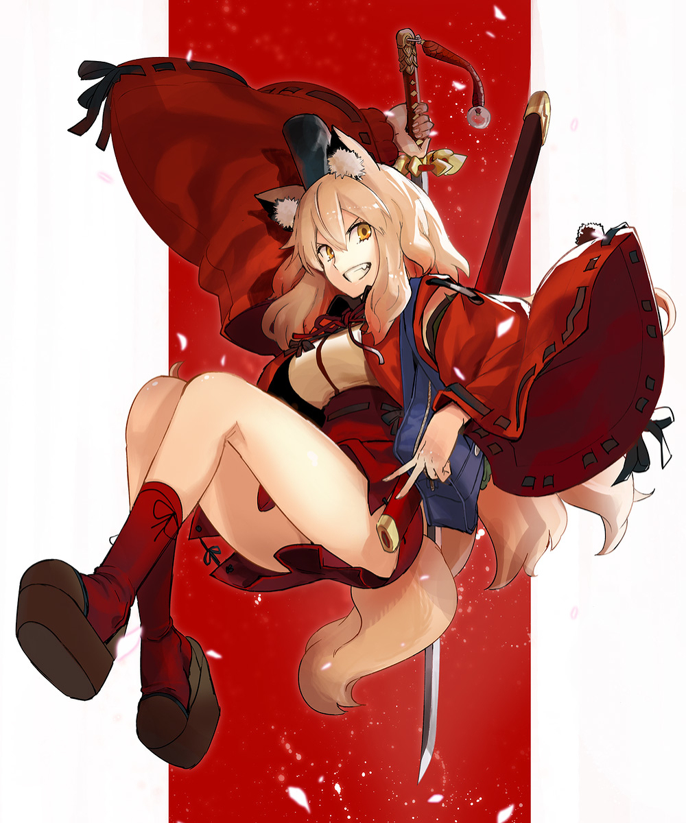 This is a pixiv picture whose title is 鈴鹿御前.