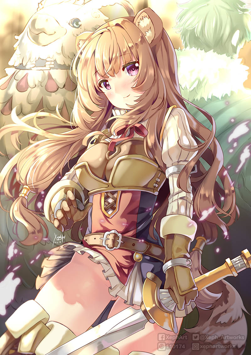 This is a pixiv picture whose title is ラフタリア.