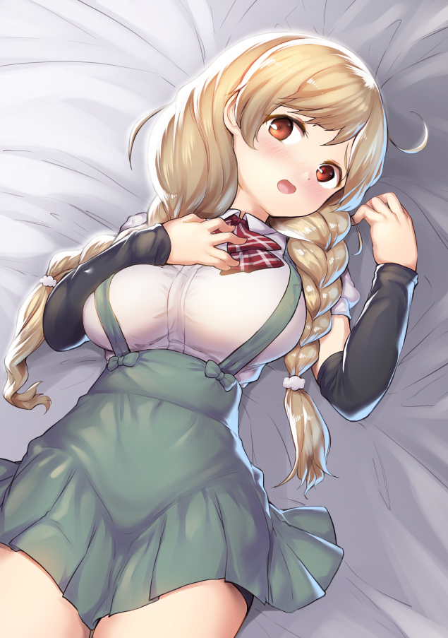 This is a pixiv picture whose title is 峯雲ちゃんのふかふか.