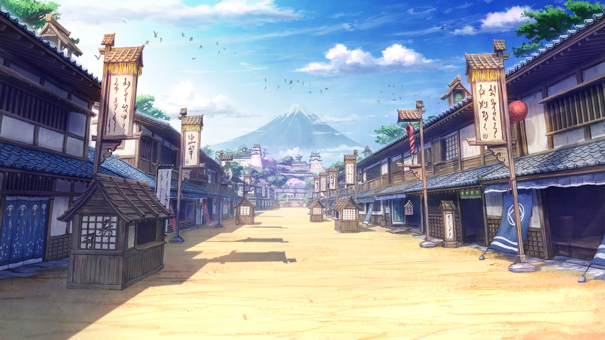 This is a pixiv picture whose title is 誠-Live for Justice-／浦島坂田船_江戸城下町.