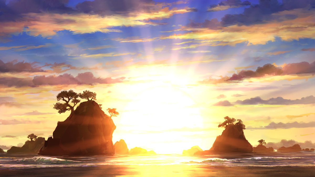 This is a pixiv picture whose title is 誠-Live for Justice-／浦島坂田船_日の出.