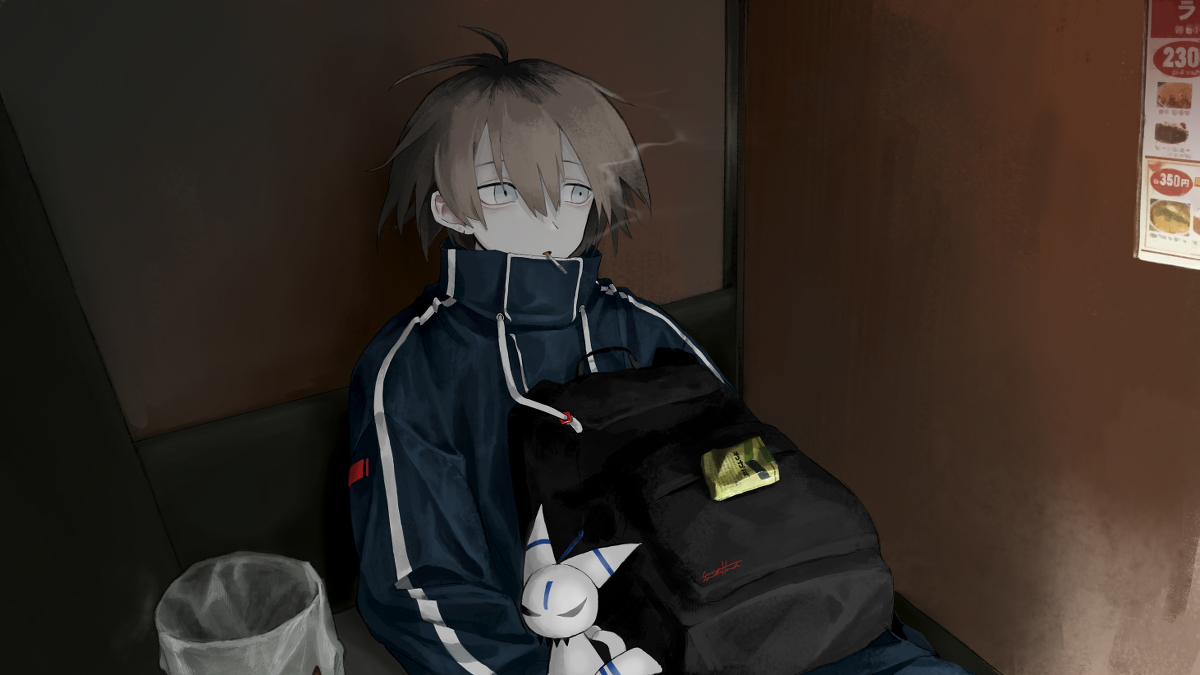 This is a pixiv picture whose title is ナイトパック.