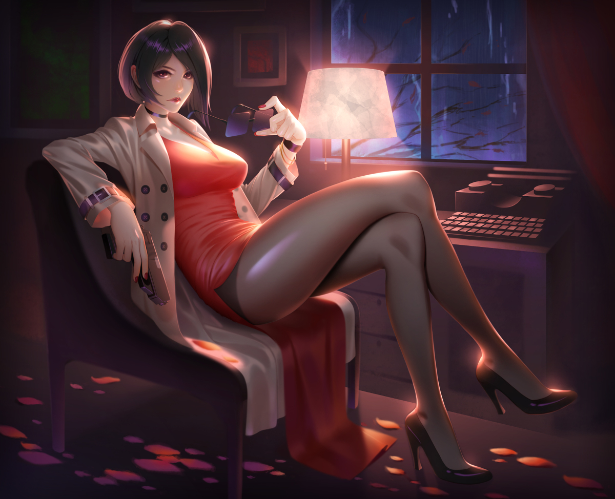 This is a pixiv picture whose title is Ada Wong.