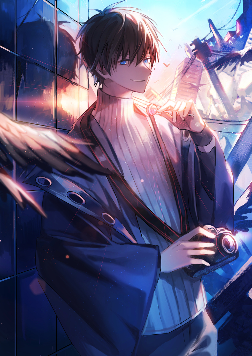 This is a pixiv picture whose title is 天際.