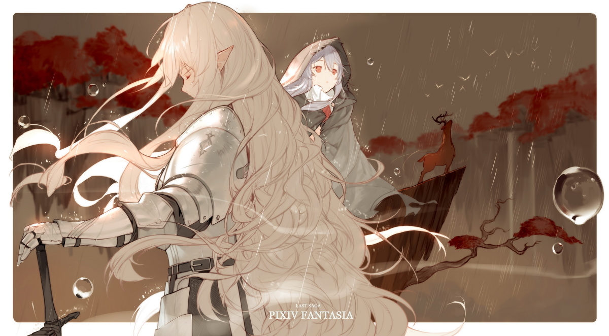 This is a pixiv picture whose title is 💧.