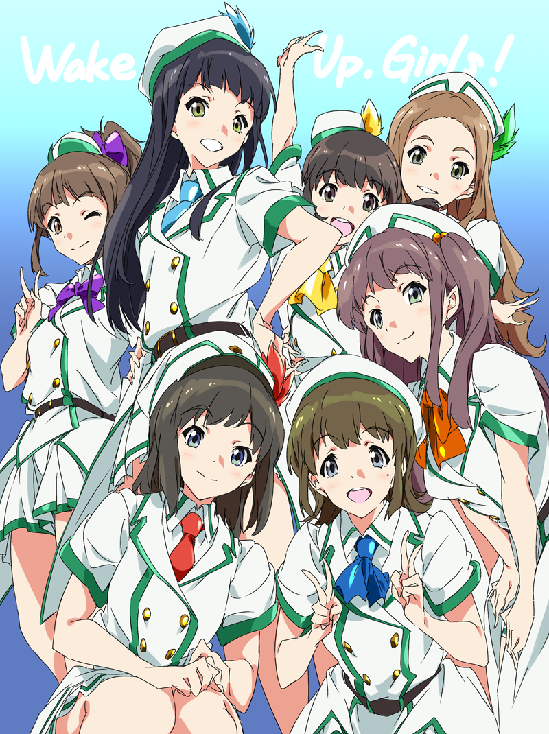 This is a pixiv picture whose title is 「Wake Up,Girls!」.