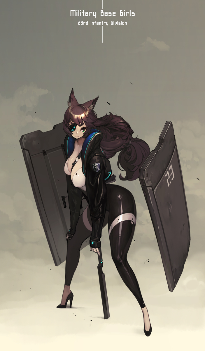 This is a pixiv picture whose title is -23rd- Infantry Division.