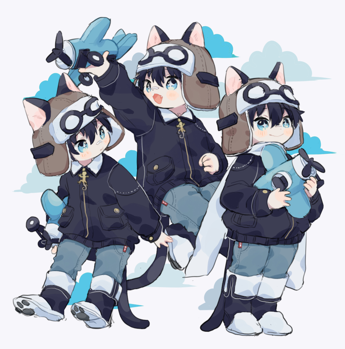 This is a pixiv picture whose title is ぶんぶんぶーん！.