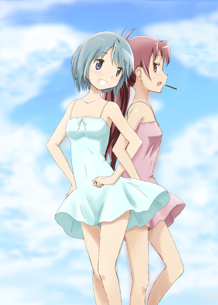 This is a pixiv picture whose title is 杏さやワンピ.