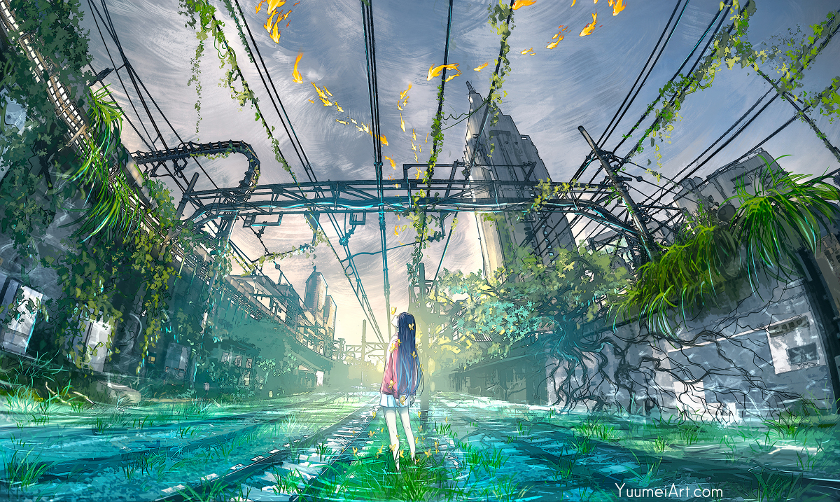 This is a pixiv picture whose title is When the Rain Passes.