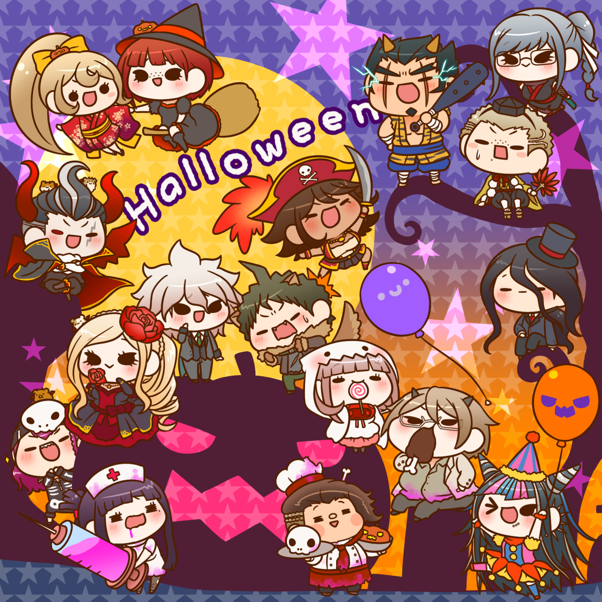 This is a pixiv picture whose title is ダンガンロンパつめ18.