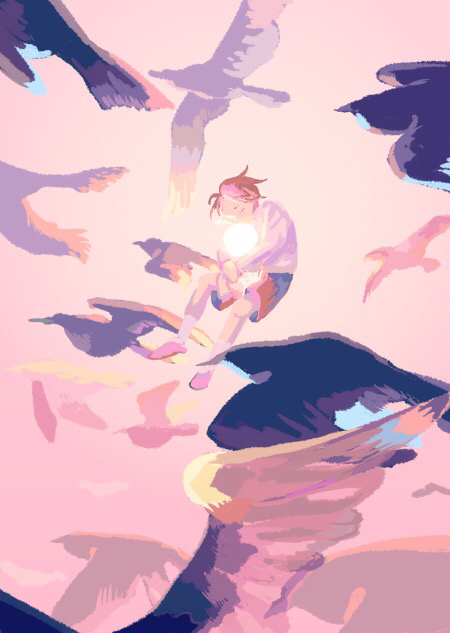 This is a pixiv picture whose title is 太陽の守護者.