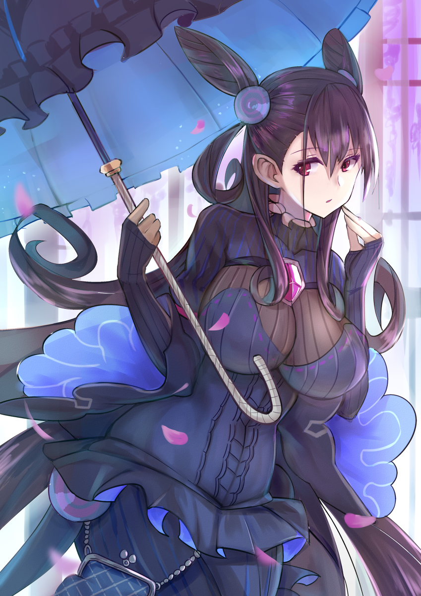This is a pixiv picture whose title is 紫式部.
