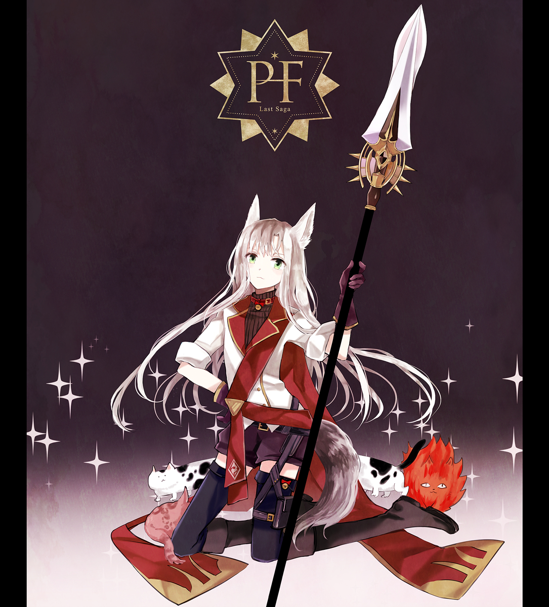This is a pixiv picture whose title is 【PFLS】燃える一番槍・ロビー.