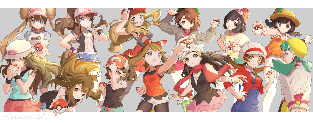 This is a pixiv picture whose title is 主人公♀.