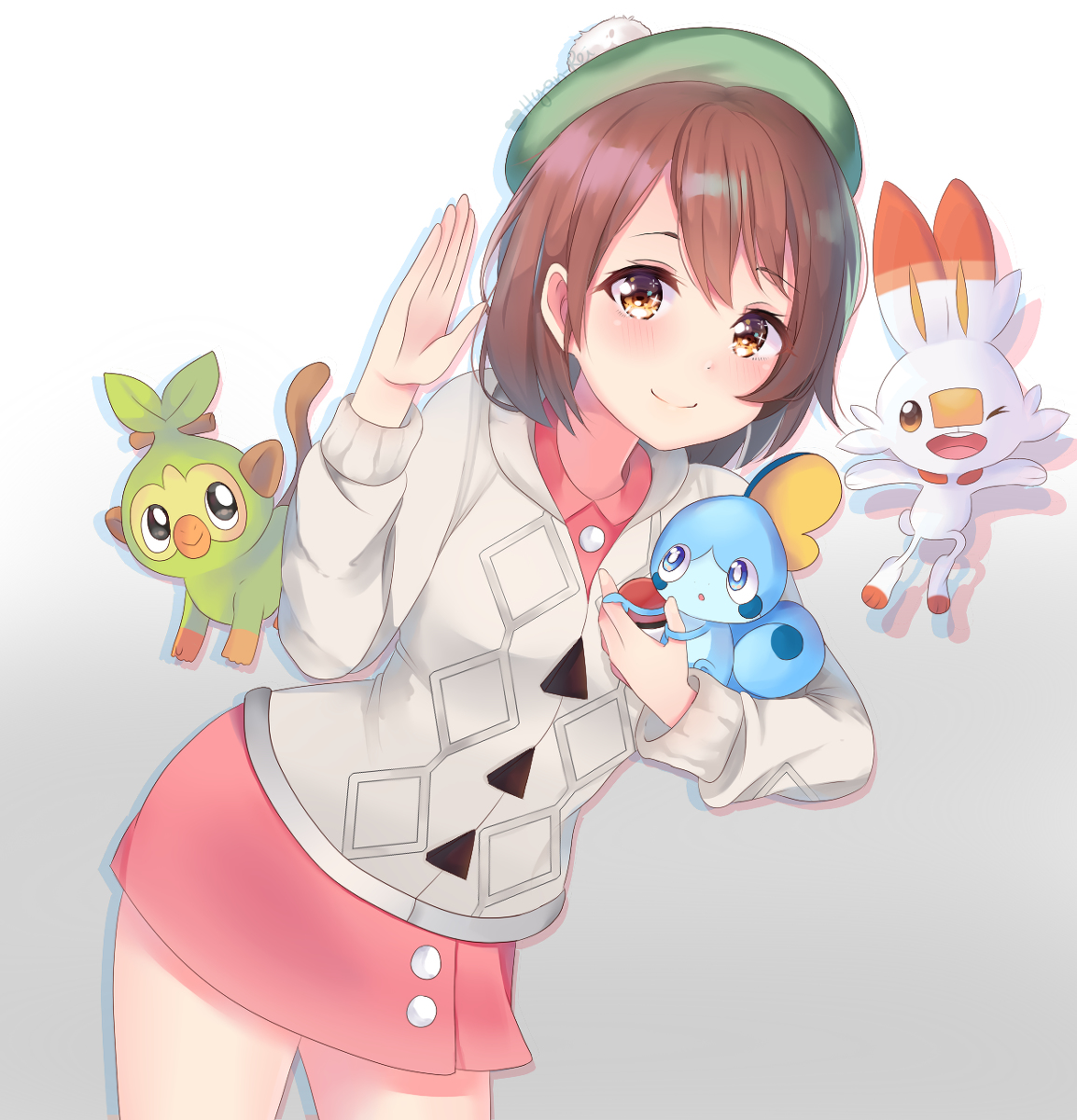 This is a pixiv picture whose title is ポケモン剣盾.
