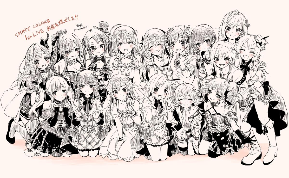 This is a pixiv picture whose title is シャニマスライブ.