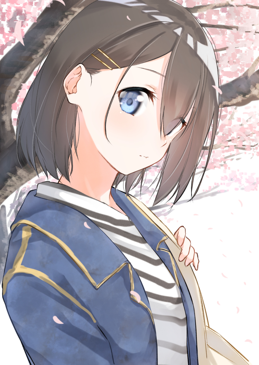 This is a pixiv picture whose title is 桜.