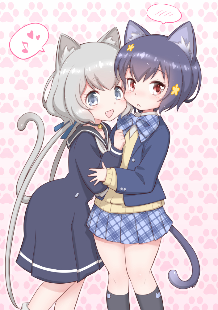This is a pixiv picture whose title is 純愛ですにゃ.