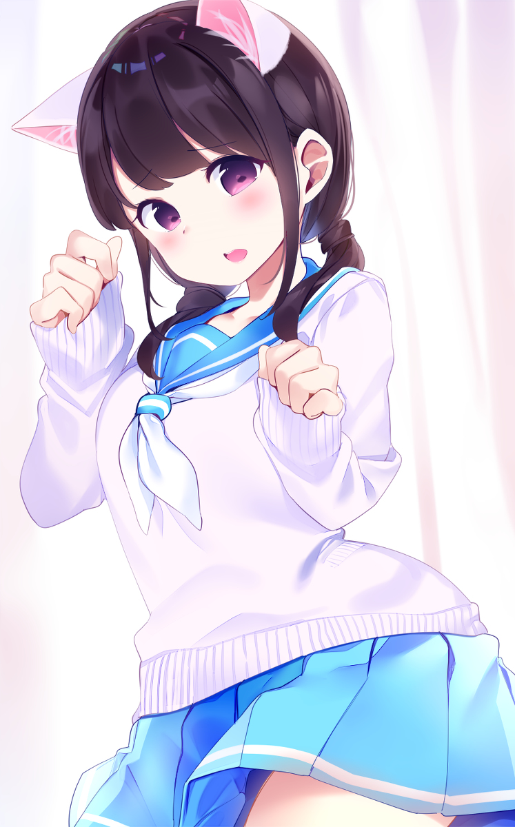 This is a pixiv picture whose title is Cat🐾.