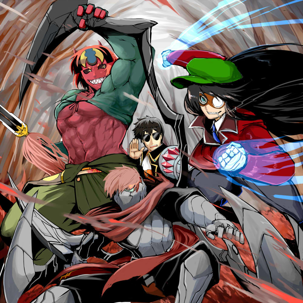 This is a pixiv picture whose title is 【PFLS】ゾンビ・ザ・ブレイブ【黎明の戦い】.