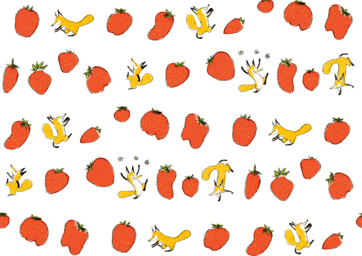 This is a pixiv picture whose title is いちごだいちごだいちごだ.