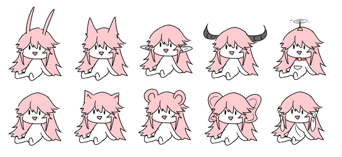 This is a pixiv picture whose title is Choose your fav Yae ears.