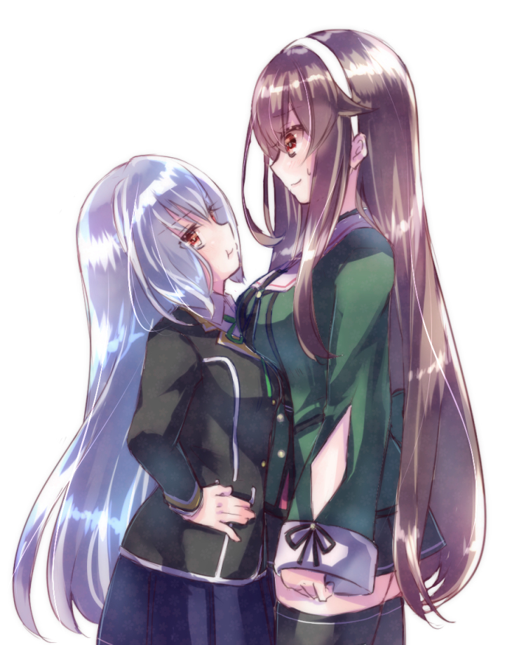 This is a pixiv picture whose title is ドル部百合詰2.