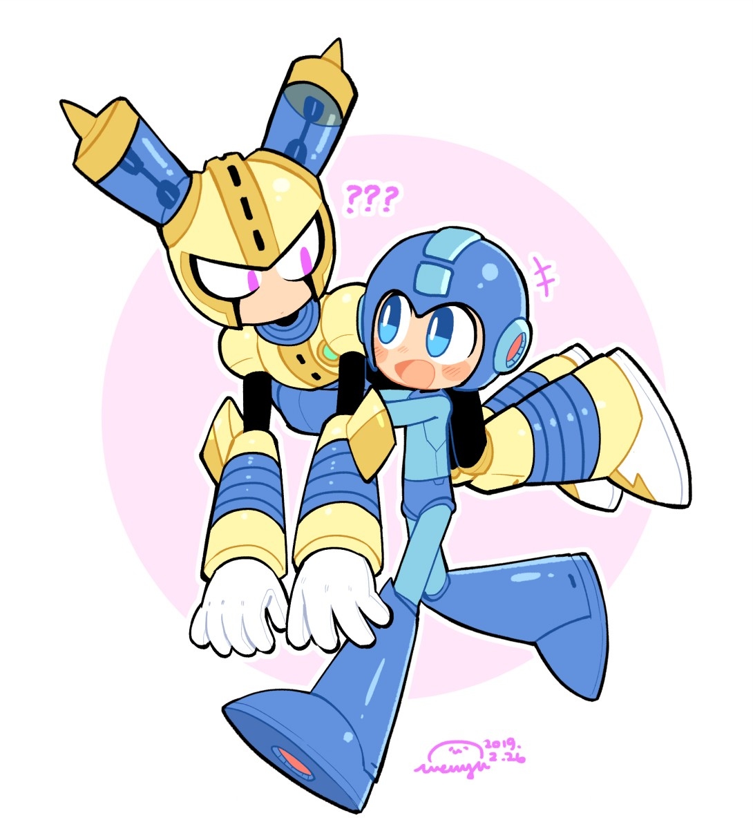 This is a pixiv picture whose title is Megaman塗鴉集(6).