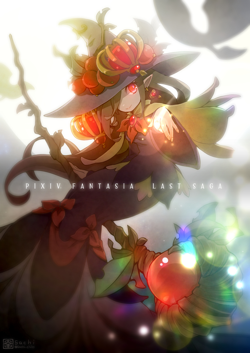 This is a pixiv picture whose title is 【PFLS】常盤木の魔女フルオライト【エルダーグラン】.