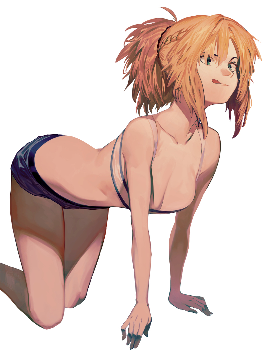 This is a pixiv picture whose title is モードレッド.