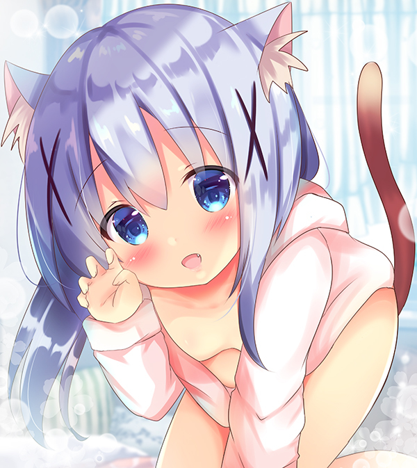 This is a pixiv picture whose title is 猫耳チノにゃんはいかがですか？.