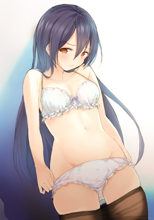 This is a pixiv picture whose title is 海未ちゃん.