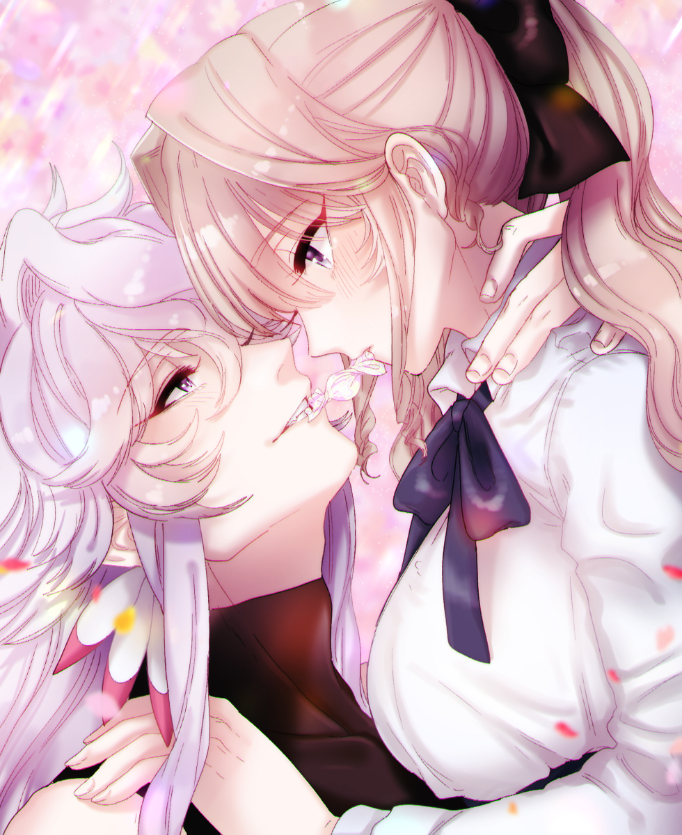 This is a pixiv picture whose title is あなたにキスする10秒前。.