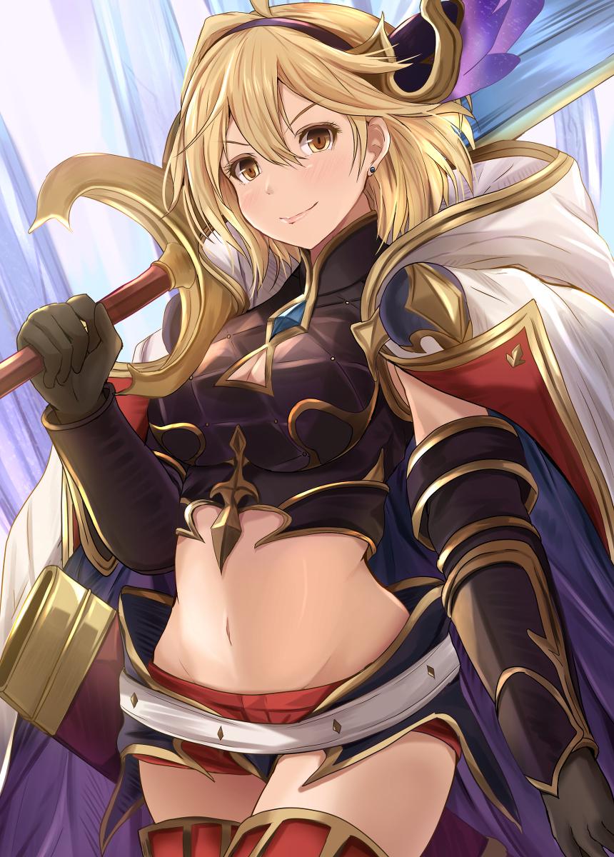 This is a pixiv picture whose title is 十天”風”ジータちゃん.