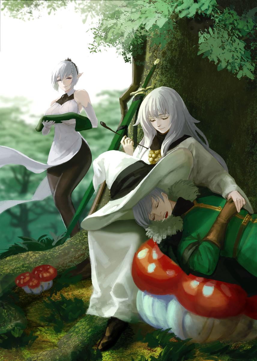 This is a pixiv picture whose title is 【PFLS】午睡【谷間の国の戦い】.